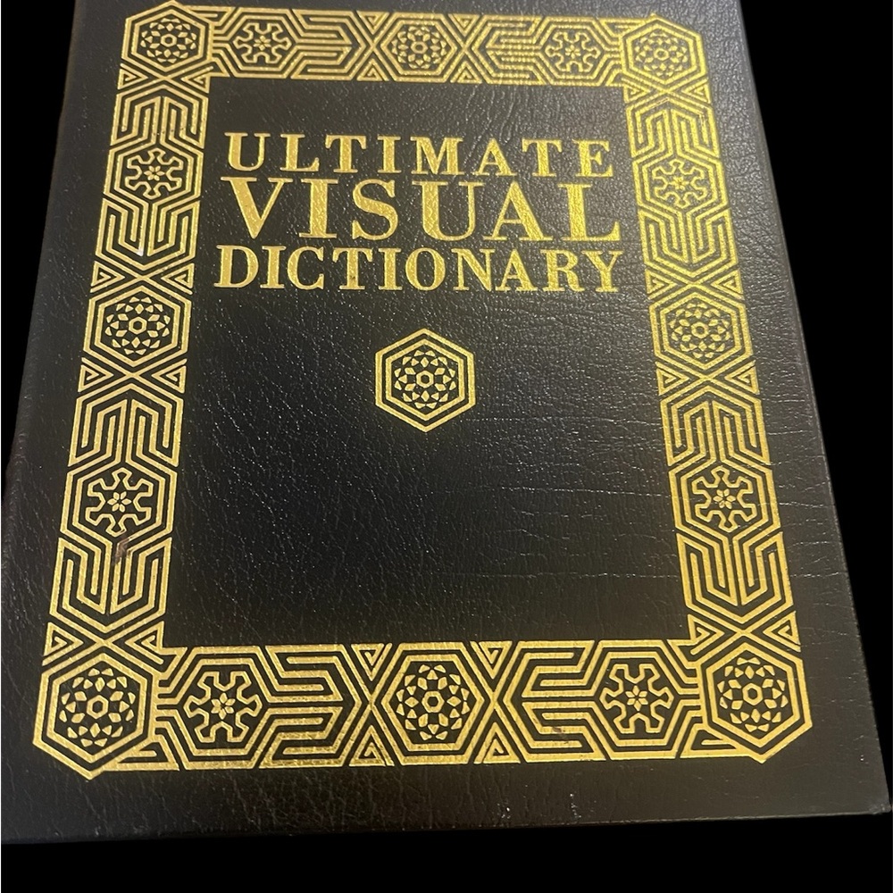 Ultimate Visual Dictionary with Gold Accents